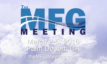 The MFG Meeting is Almost Here