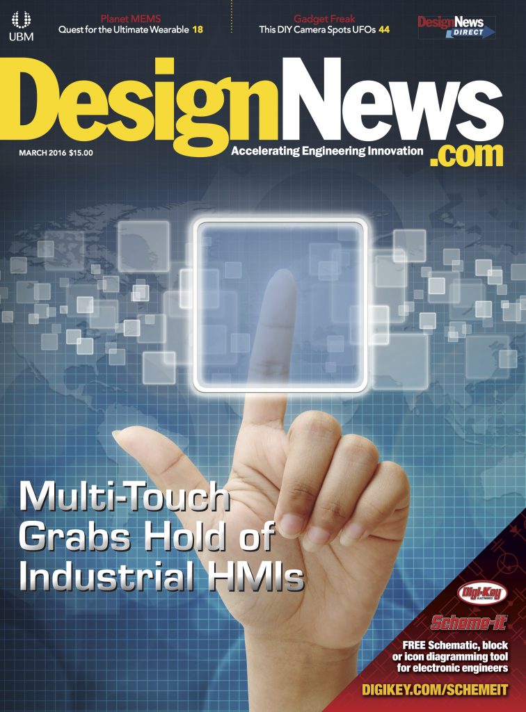 Design News March 2016 COVER