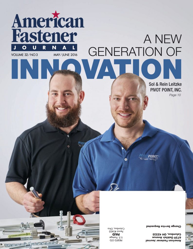 American Fastener Journal May June 2016