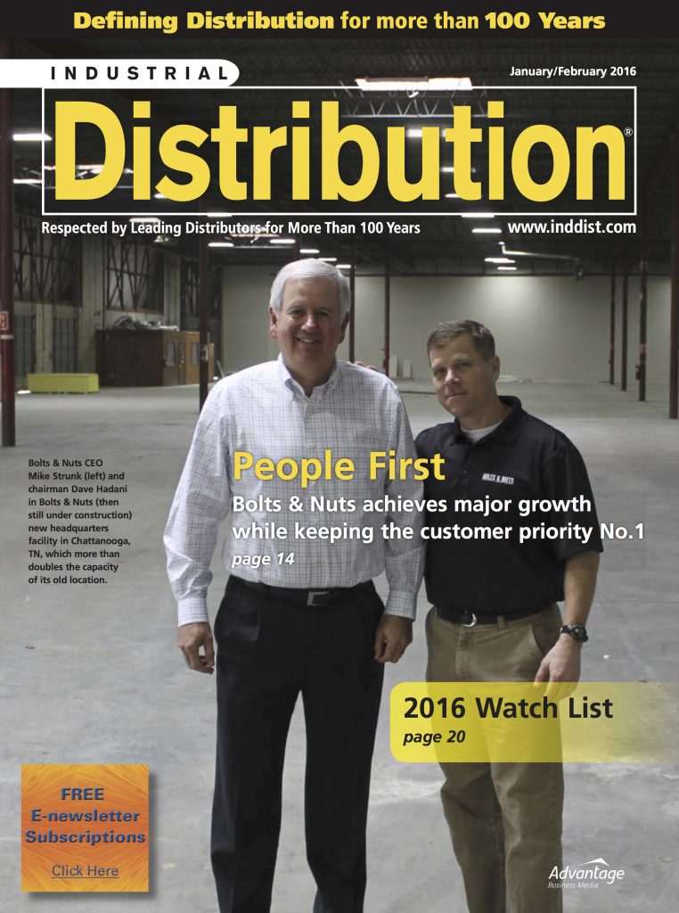 Industrial Distribution January February 2016 COVER