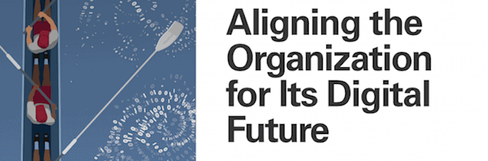 Aligning the organization for its digital future