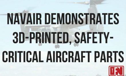 NAVAIR Demonstrates 3D-Printed, Safety-Critical Aircraft Parts