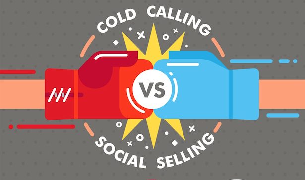 Through the Ringer: Cold Calling vs. Social Selling [Infographic]