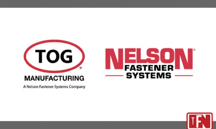 TOG® Manufacturing has joined the Nelson® Fastener Systems family of companies