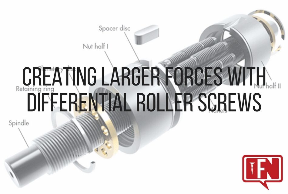 Creating Larger Forces with Differential Roller Screws