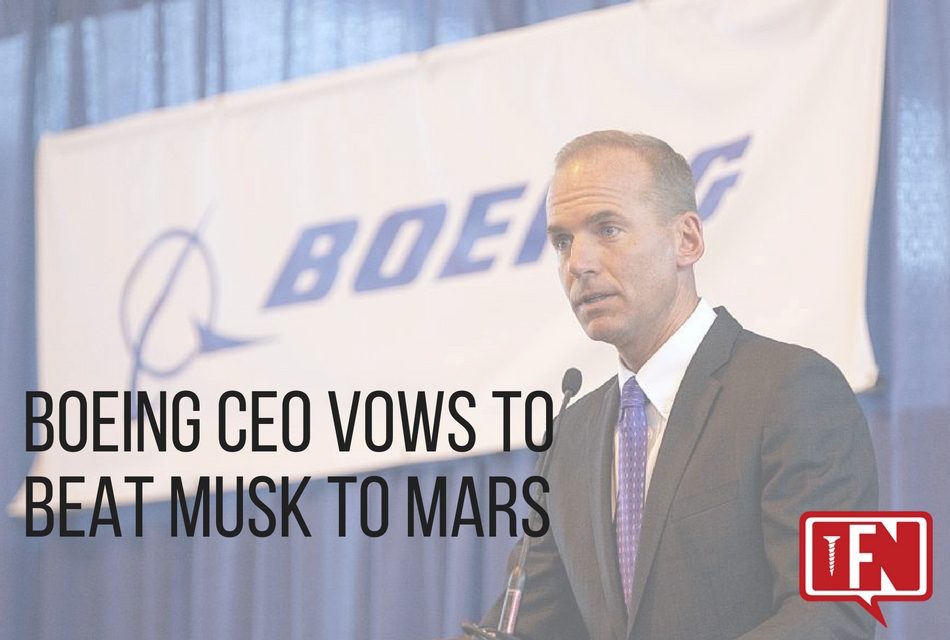 Boeing CEO Vows to Beat Musk to Mars
