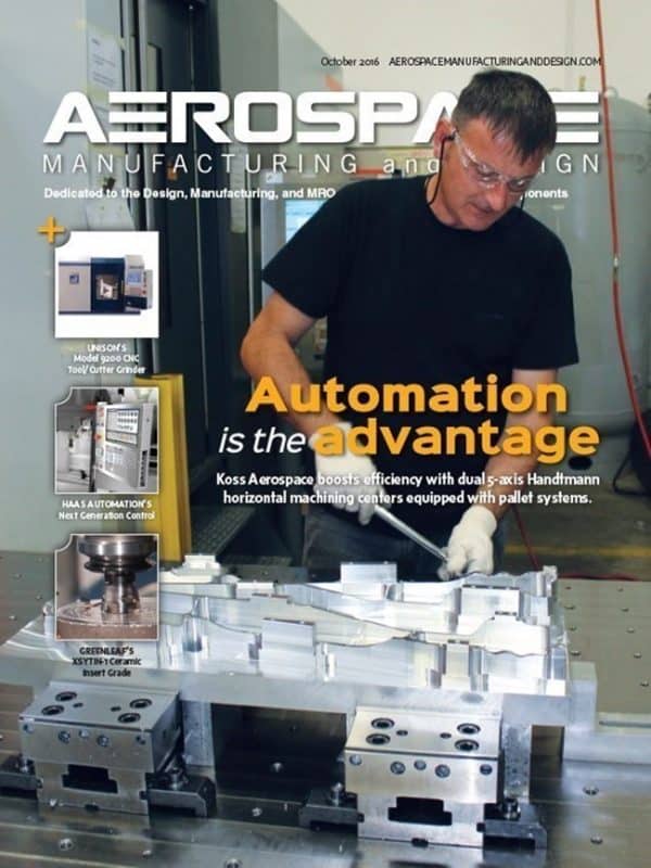 Aerospace Manufacturing and Design, October/November 2016