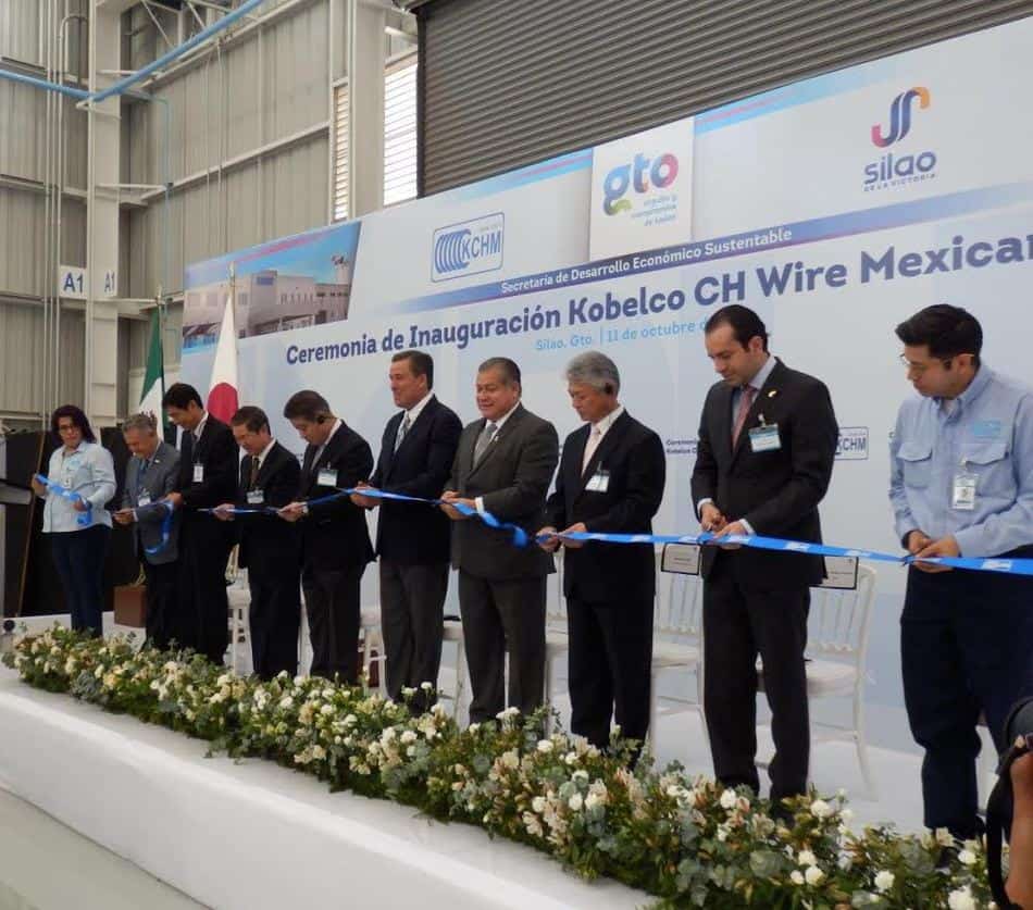 Steel wire venture in Mexico holds opening ceremony