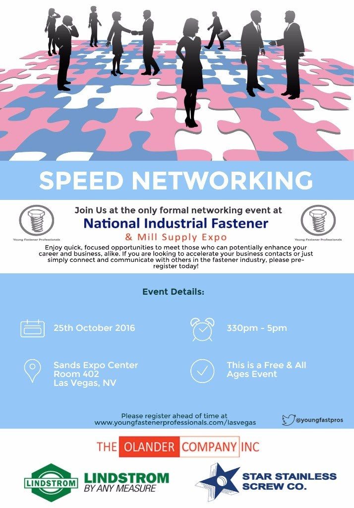 Speed Networking – Young Fastener Professionals