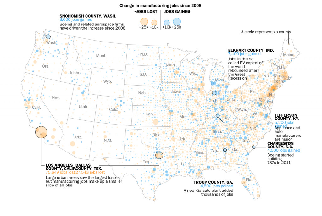 Manufacturing jobs are returning to some places. But these jobs are different.