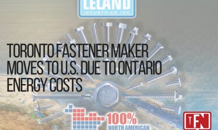 Toronto Fastener Maker Moves to U.S. Due to Ontario Energy Costs