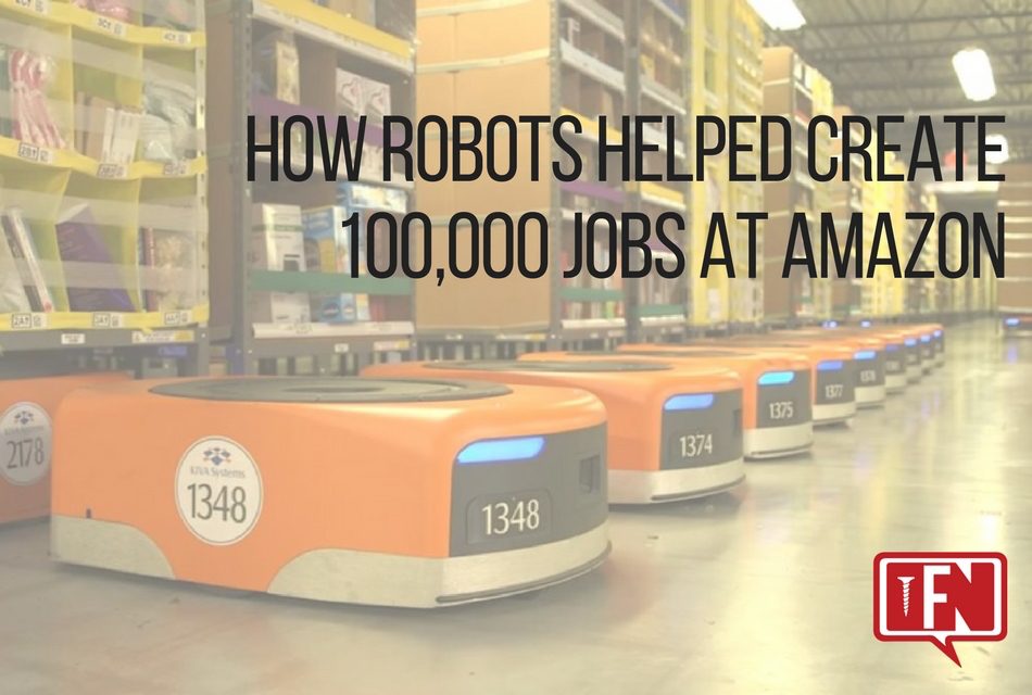 How Robots Helped Create 100,000 Jobs at Amazon