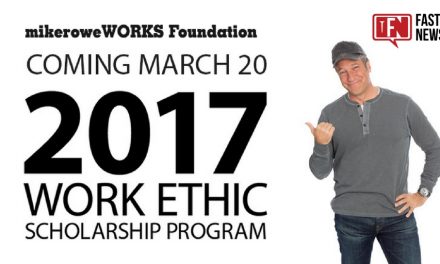 The 2017 Work Ethic Scholarship Program launches Monday, March 20, 2017