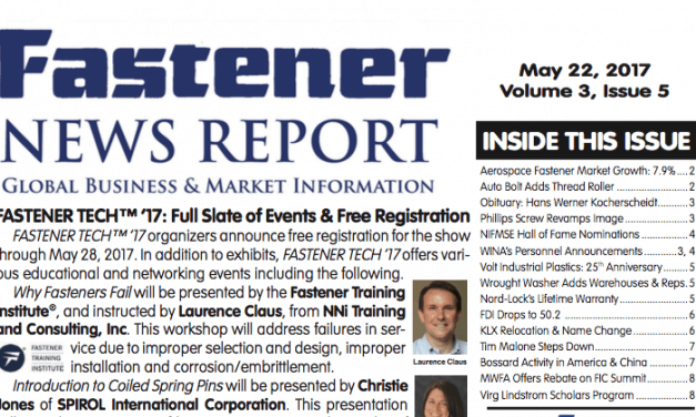 Fastener News Report, May Edition