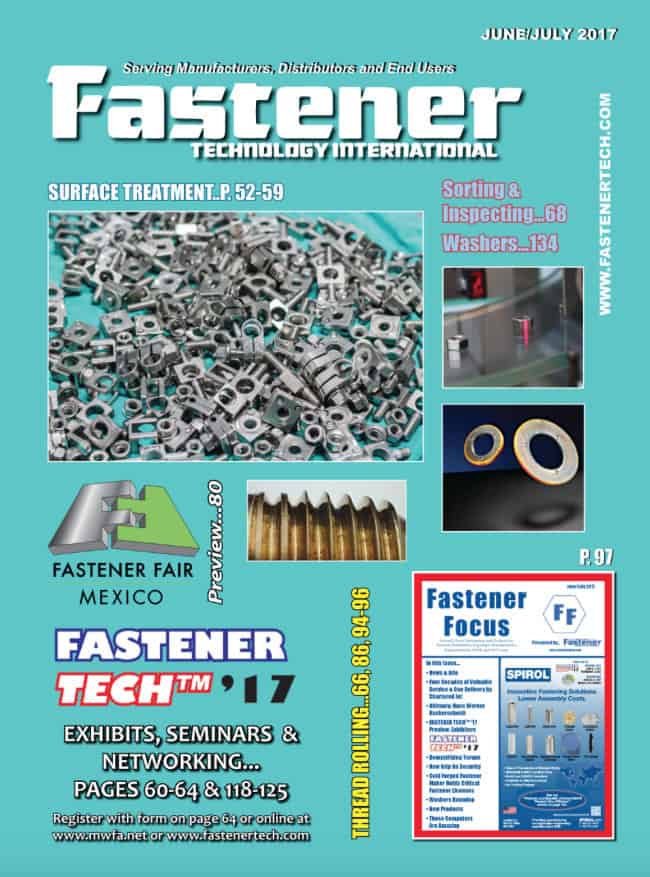 Fastener Technology International, June/July 2017