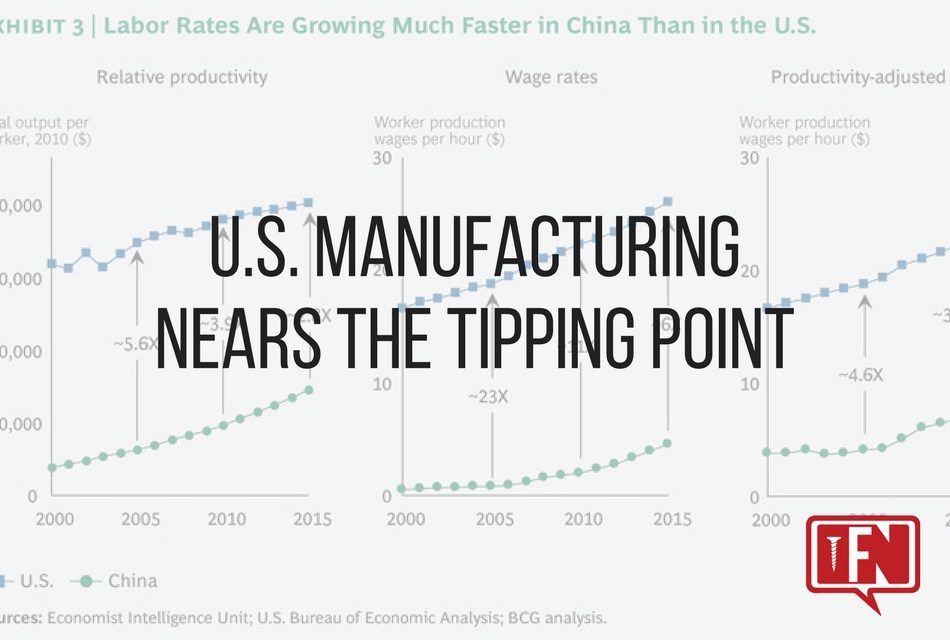 U.S. Manufacturing Nears the Tipping Point