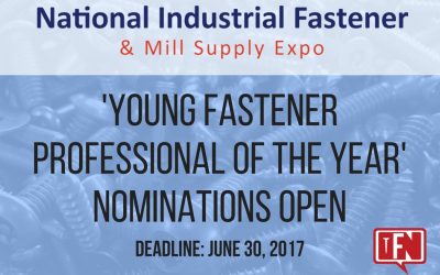 ‘Young Fastener Professional of the Year’ Nominations Open
