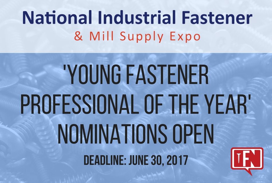‘Young Fastener Professional of the Year’ Nominations Open