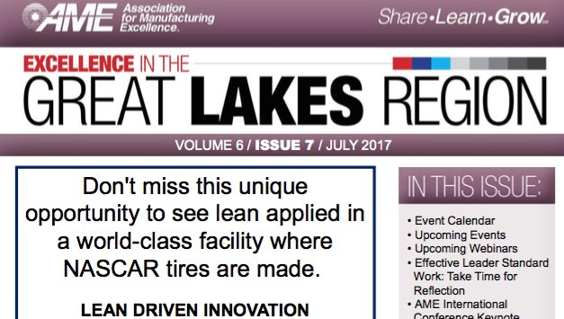 AME’s Great Lakes Region Newsletter, July 2017
