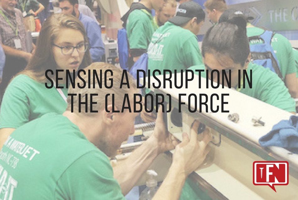Sensing a Disruption in the (Labor) Force