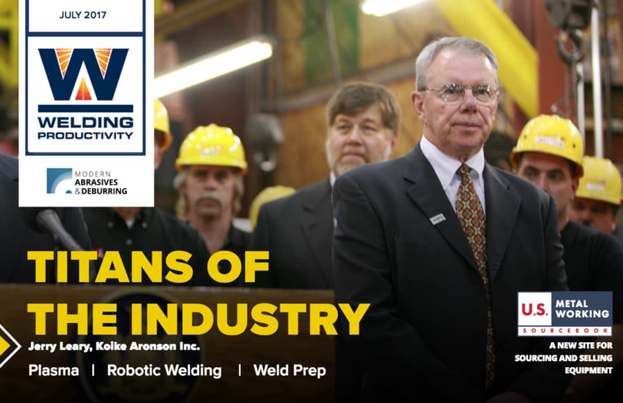Welding Productivity, July 2017