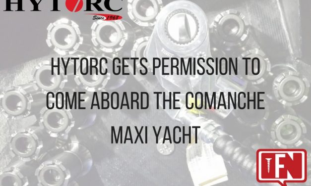 HYTORC gets permission to come aboard the Comanche Maxi Yacht