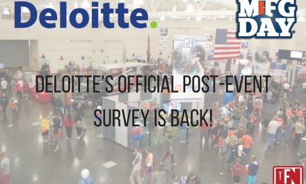 Deloitte’s Official Manufacturing Day Post-Event Survey Is Back!