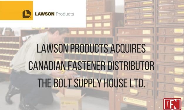 Lawson Products Acquires Canadian Fastener Distributor The Bolt Supply House Ltd.