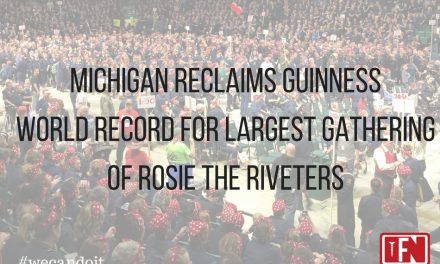 Michigan reclaims Guinness World Record for largest gathering of Rosie the Riveters