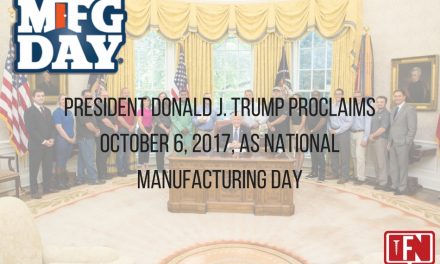 President Donald J. Trump Proclaims October 6, 2017, as National Manufacturing Day