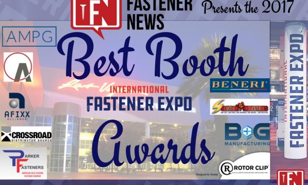 Fastener News Desk Announces The 2017 Best Booth Awards Winners!