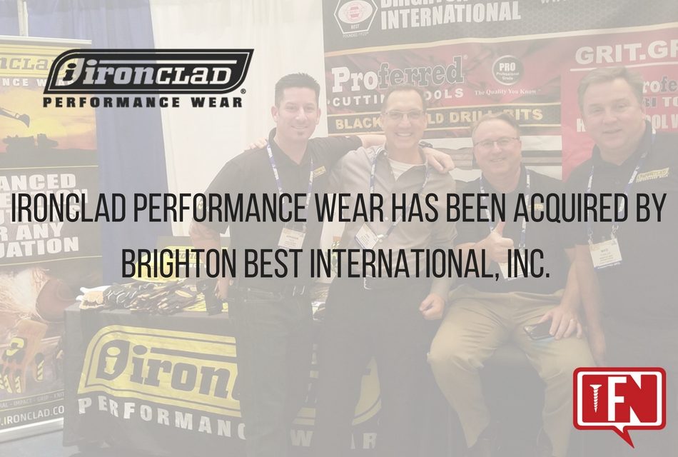 Brighton Best Acquires Ironclad Performance Wear