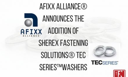 AFIXX Alliance® announces the addition of Sherex Fastening Solutions® TEC Series™Washers