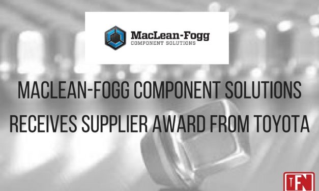 MacLean-Fogg Component Solutions Receives Supplier Award from Toyota