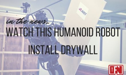 Watch This Humanoid Robot Install Drywall