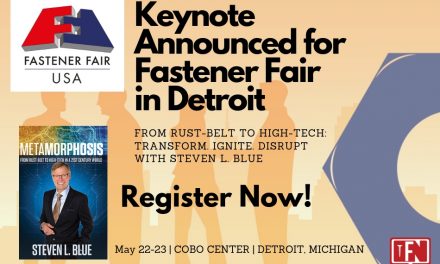 Keynote Announced For Fastener Fair in Detroit