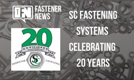 SC Fastening Systems Celebrating 20 Years