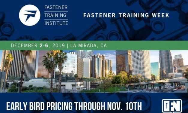 December Fastener Training Week Comes to Los Angeles Area
