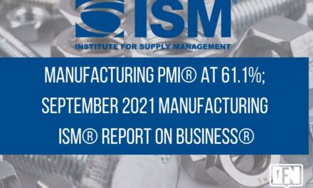 Manufacturing PMI® at 61.1%; September 2021 Manufacturing ISM® Report On Business®