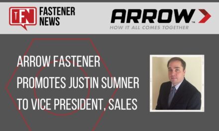 Arrow Fastener Promotes Justin Sumner to Vice President, Sales