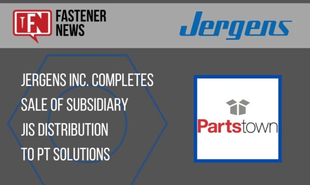 Jergens Inc. Completes Sale of Subsidiary JIS to PT Solutions
