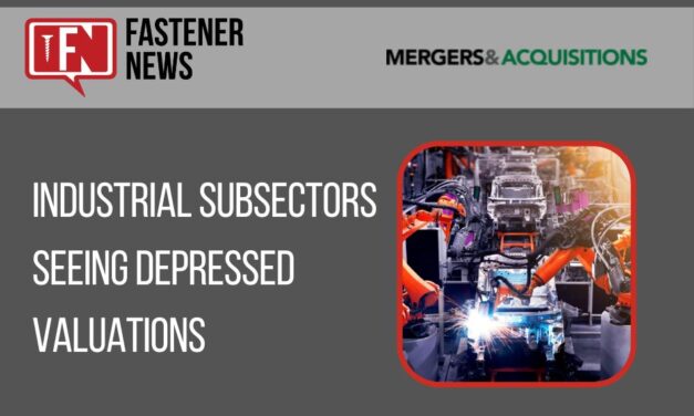 Industrial Subsectors Seeing Depressed Valuations