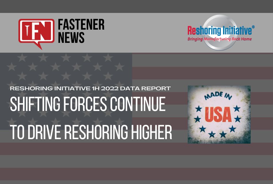 Shifting Forces Continue to Drive Reshoring Higher