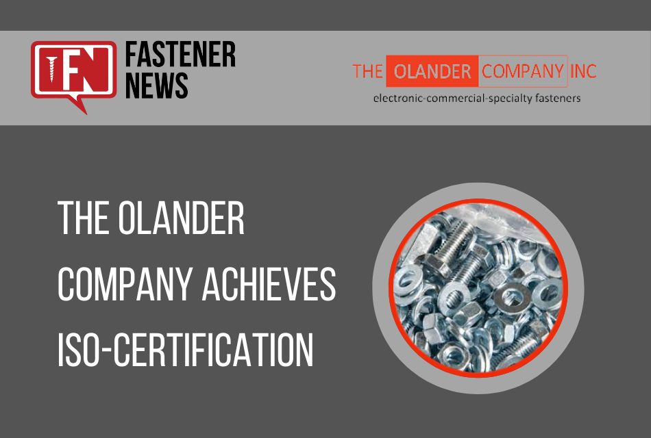 The Olander Company, Inc. Achieves ISO-Certification