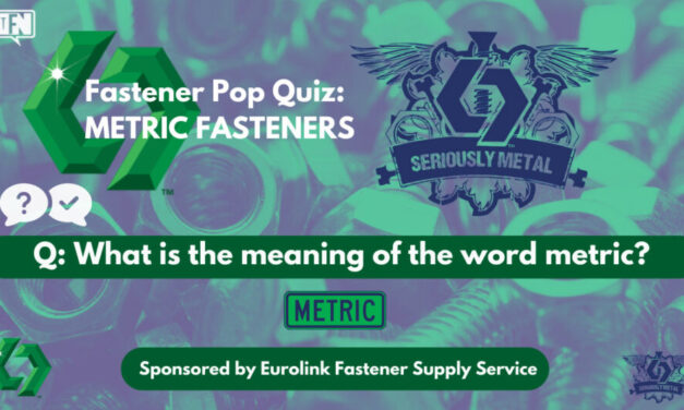 Fastener Pop Quiz: METRIC FASTENERS