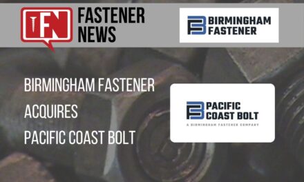 Birmingham Fastener Acquires Pacific Coast Bolt
