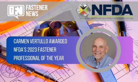 Carmen Vertullo Awarded NFDA’s 2023 Fastener Professional of the Year