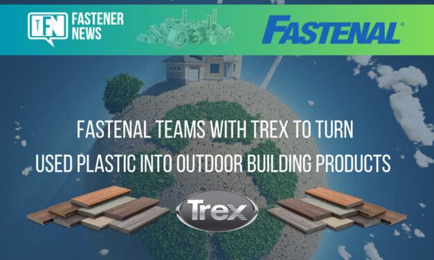 Fastenal Teams with Trex to Turn Used Plastic into Outdoor Building Products