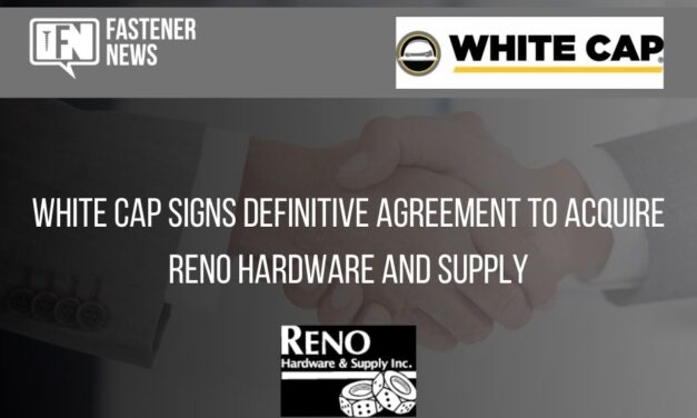 White Cap Signs Definitive Agreement to Acquire RENO Hardware and Supply
