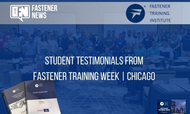 Student Testimonials from Fastener Training Week Chicago